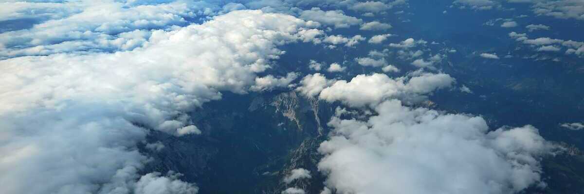 Flugwegposition um 08:28:18: Aufgenommen in der Nähe von Gußwerk, Österreich in 5624 Meter